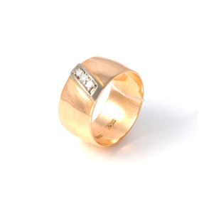 кольцо Золото (583) 4,73 г. размер 17 3бр17-3/4-0,15к