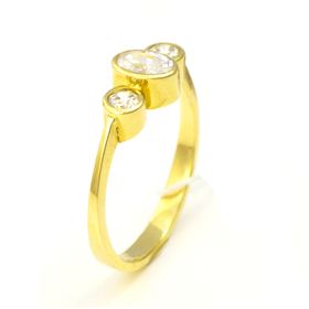 кольцо Золото (750) 3,98 г. размер 19 