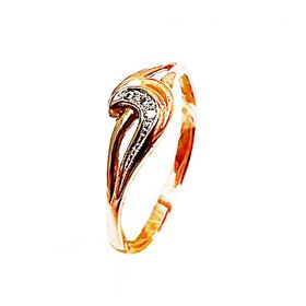 кольцо Золото (585) 1,3 г. размер 16