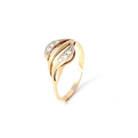 кольцо Золото (585) 2,01 г. размер 18 6бр57-3/3-0,18к