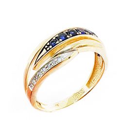 кольцо Золото (585) 2,41 г. размер 16,5 8бр17-3/3-0,02к