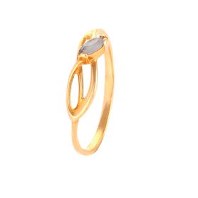 кольцо Золото (585) 1,16 г. размер 16,5 топаз
