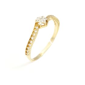 кольцо Золото (585) 1,24 г. размер 16,5