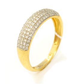 кольцо Золото (585) 2,13 г. размер 16,5   95бр17-3/3-0,48к