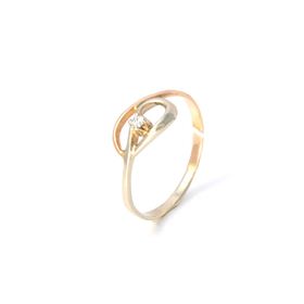кольцо Золото (585) 1,35 г. размер 17 1бр57-3/3-0,05