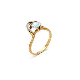 кольцо Золото (585) 2,71 г. размер 18,5 6бр57-3/3-0,06к