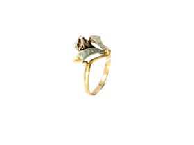 кольцо Золото (585) 2 г. размер 18 1бр57-4/5-0,03к