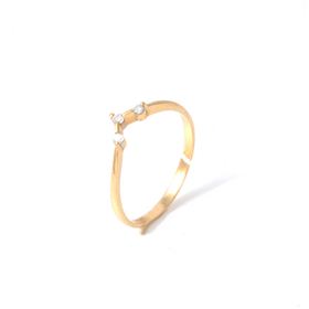 кольцо Золото (585) 1,09 г. размер 17 3бр57-2/2-0,09к
