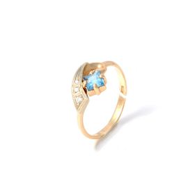 кольцо Золото (585) 2,07 г. размер 16 3бр57-2/2-0,06к