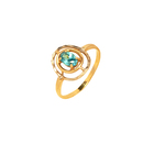 кольцо Золото (585) 1,7 г. размер 17 топаз