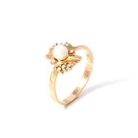 кольцо Золото (585) 2,76 г. размер 16 8бр57-2/2-0,12к