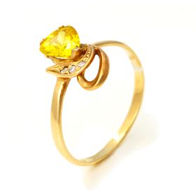 кольцо Золото (585) 1,87 г. размер 18 