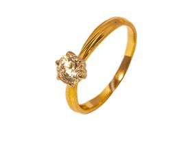 кольцо Золото (585) 1,86 г. размер 17